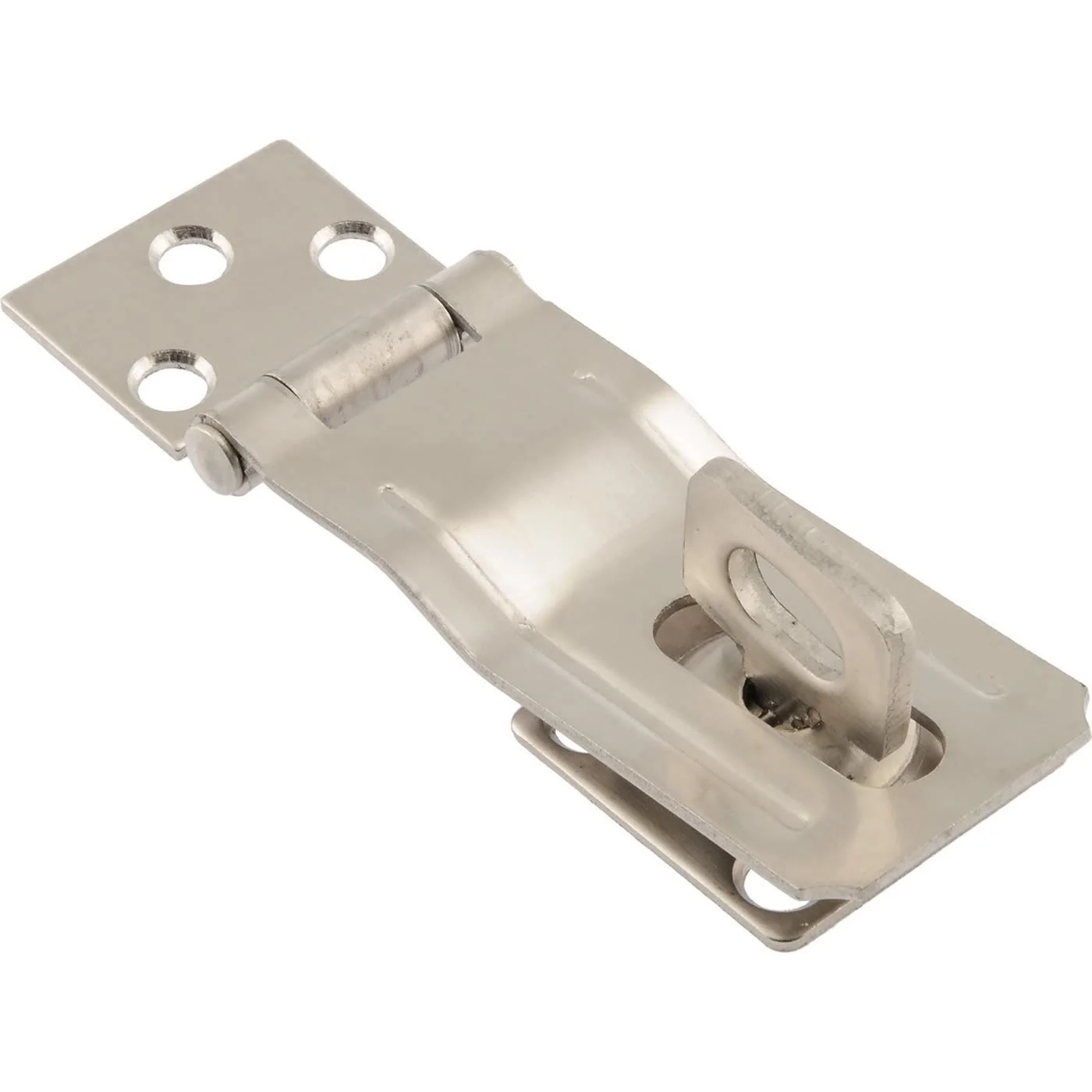 Reusable Hillman 3-1 2 in. Swivel Staple Safety Hasps Stainless Steel Powerful
