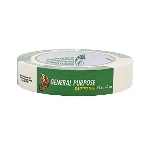 Crafted Duck Brand General Purpose Masking Tape .94 in. x 60 yd. Eco-Friendly