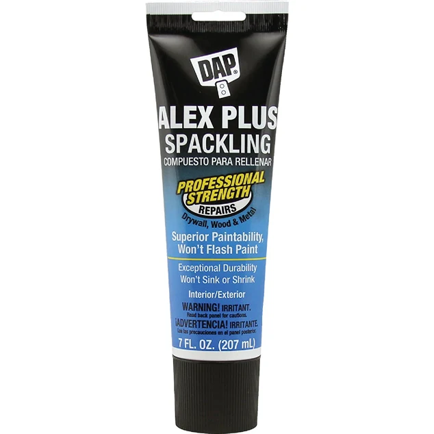 Modern DAP ALEX PLUS Professional Latex Spackling 7 oz. Reusable