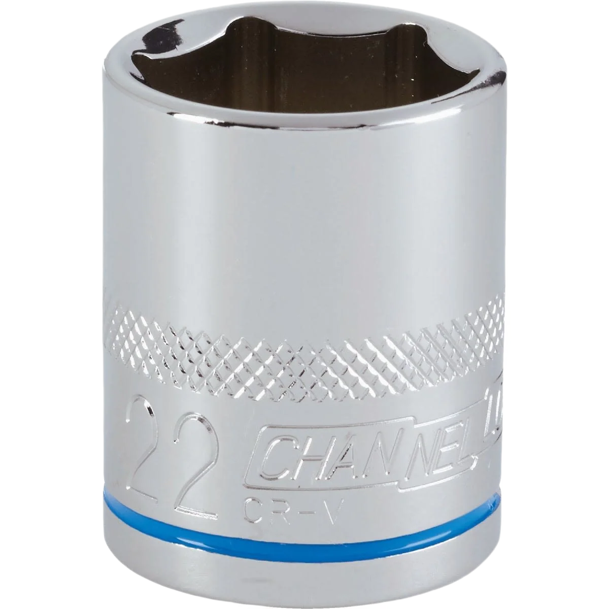 Excellent Channellock 1 2 in. Drive 22mm 6-Point Shallow Metric Socket Genuine