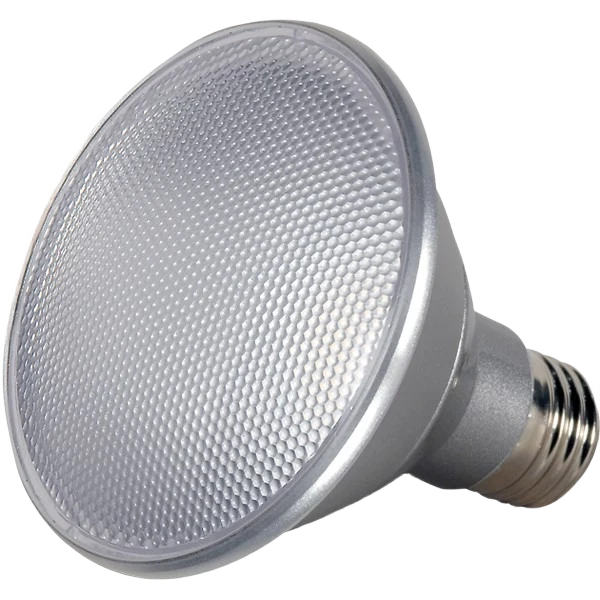 Original Design Satco 13 Watt PAR30 Short Neck LED 3000K 40 Deg. Flood Light Pure