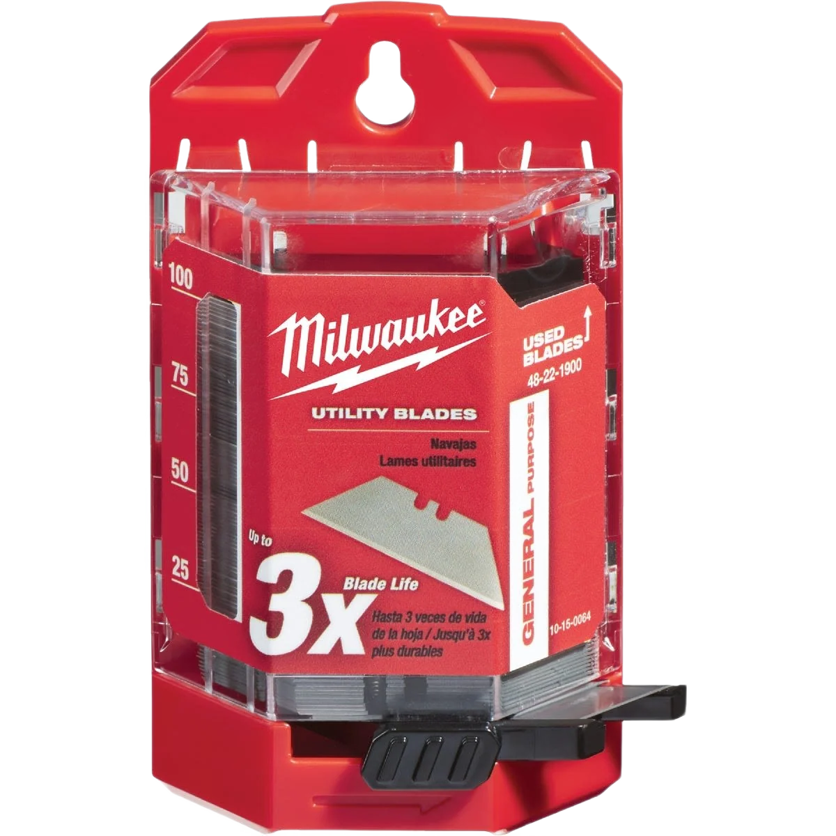 Original Milwaukee General Purpose Utility Knife Blades 100-Pack Premium