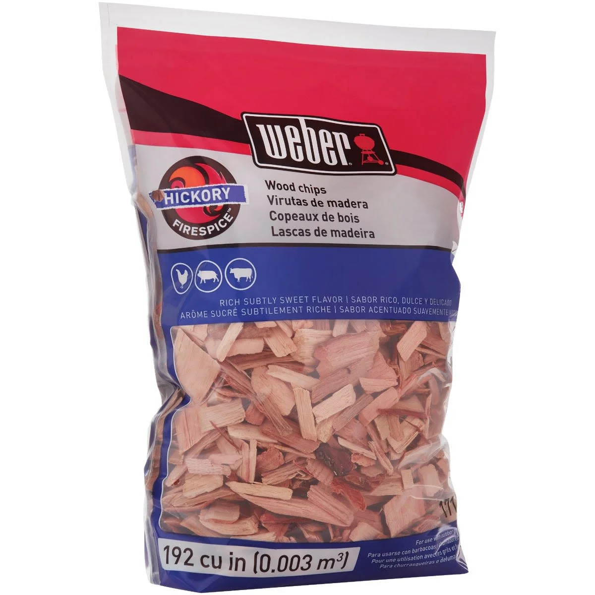 Luxury Weber Firespice Hickory Wood Smoking Chips 2 lbs. Smart