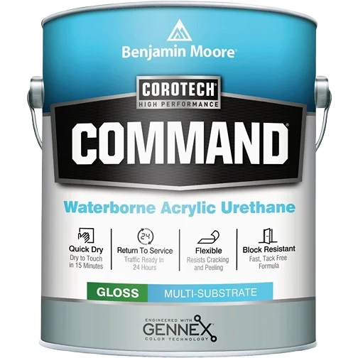 High-End Benjamin Moore Corotech Command Waterborne Gloss Enamel 1 gallon Genuine