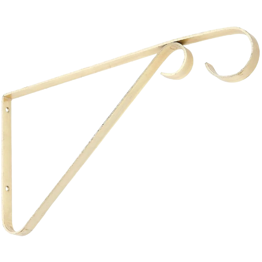 First-Class National Hardware 9 Brass Steel Hanging Plant Bracket Lightweight