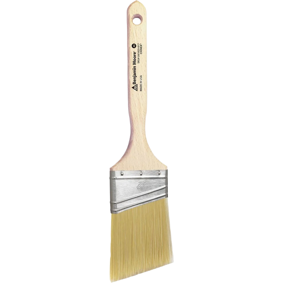 Functional Benjamin Moore 2.5-In. Extra Firm Chinex Angle-Sash Paint Brush Selected