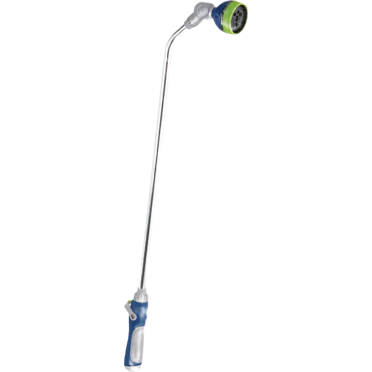 Functional Garden 7-Pattern Blue and Gray Water Wand with Thumb Trigger 33 in. Flexible