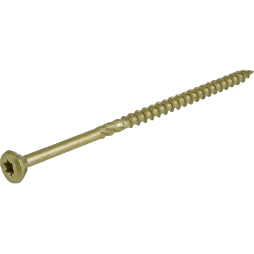 Fine Crafted Power Pro 10 Premium Exterior Wood Screws 4 in. 1 lb. Detailed
