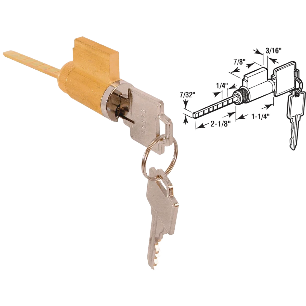 Elite Prime-Line Patio Lock Cylinder Advanced