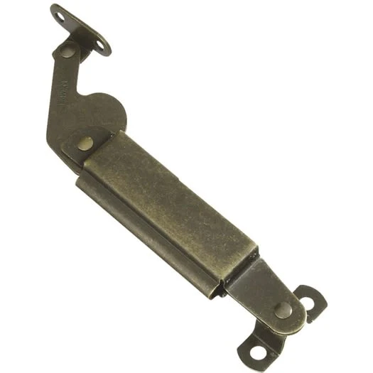 Outstanding National Hardware Antique Brass Left-Handed Spring Lid Support Genuine