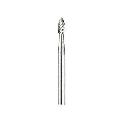 Certified Dremel 1 8 In. Tungsten Carbide Carving Bit Round Cone Excellent