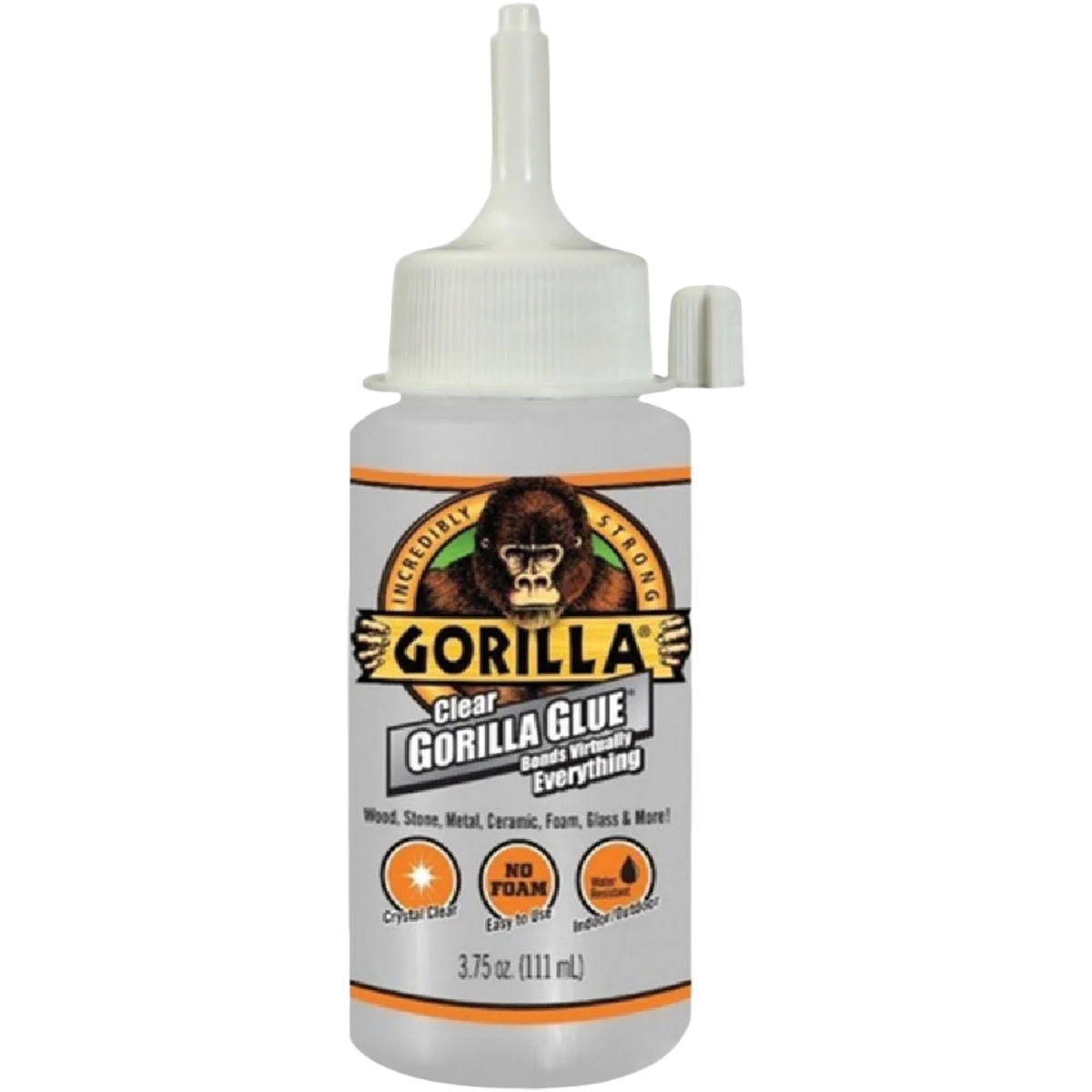 Fashionable Gorilla Clear All-Purpose Glue 3.75 oz. Sophisticated