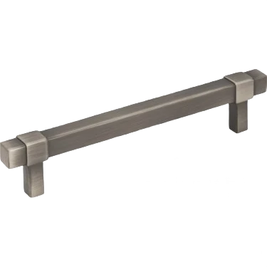 Clean Hardware Resources Zane 128mm Square Bar Pull Brushed Pewter Premium Material
