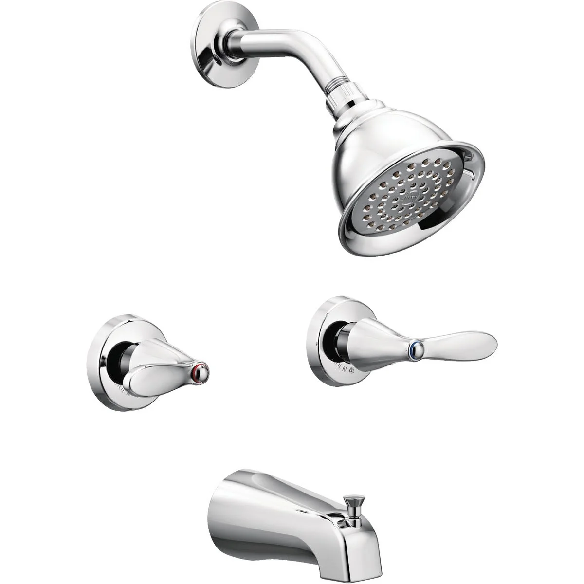 Fast Moen Adler Two Handle Chrome Tub Shower Trim Certified