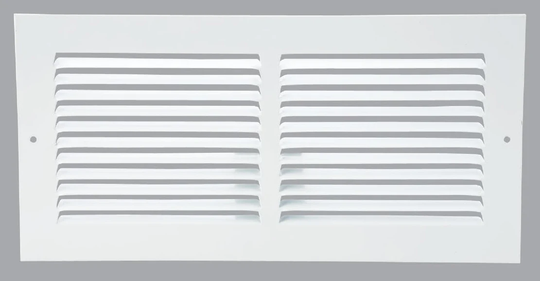Clean Home Impressions 6 in. x 14 in. Stamped Steel Return Air Grille Lightweight