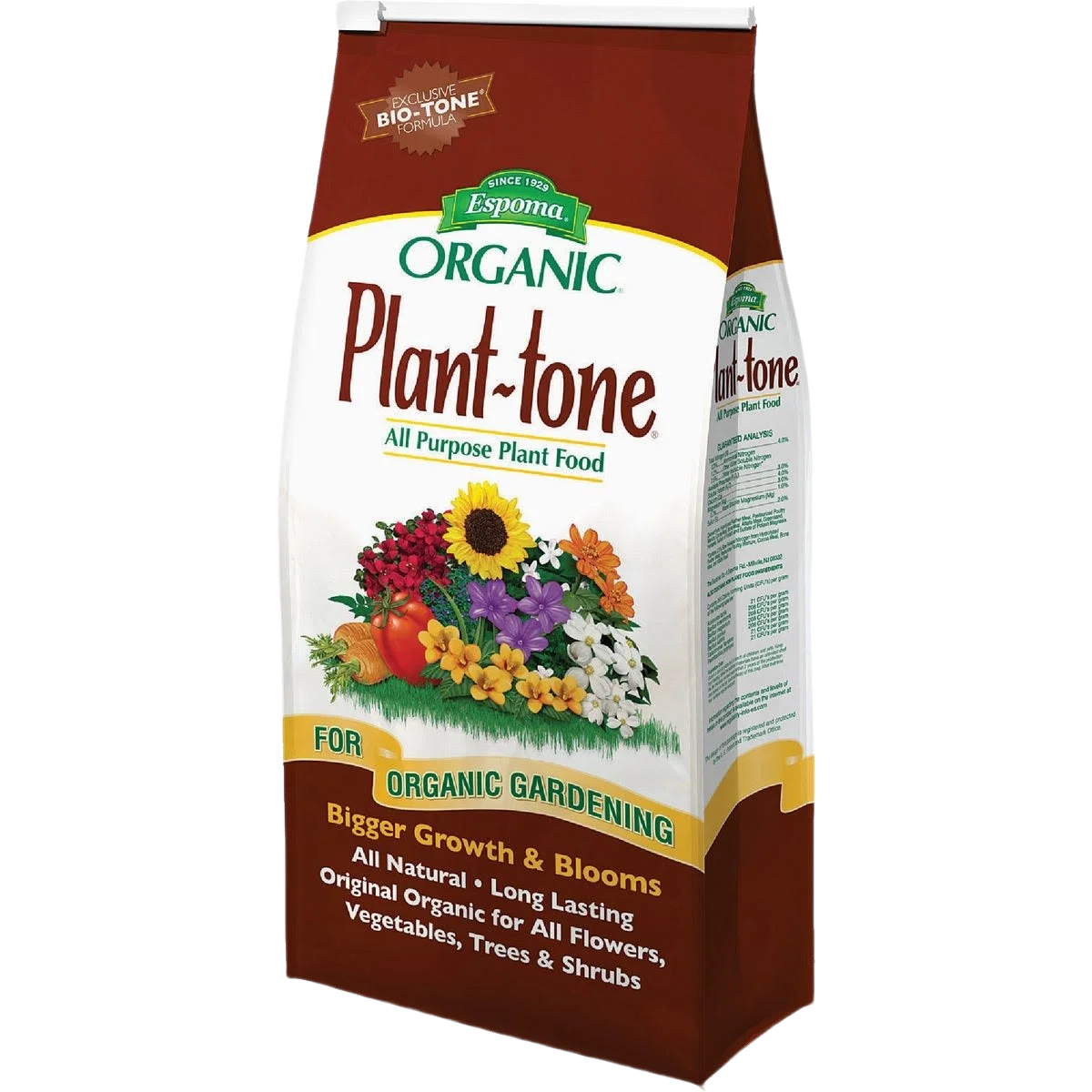 Breathable Espoma Plant-Tone Organic Dry Plant food 4 lb. Prestigious