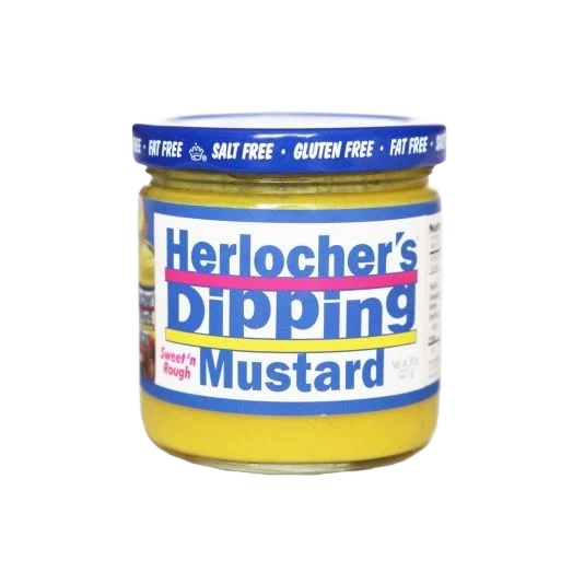 Secure Herlocher’s Dipping Mustard – 8 oz. Genuine