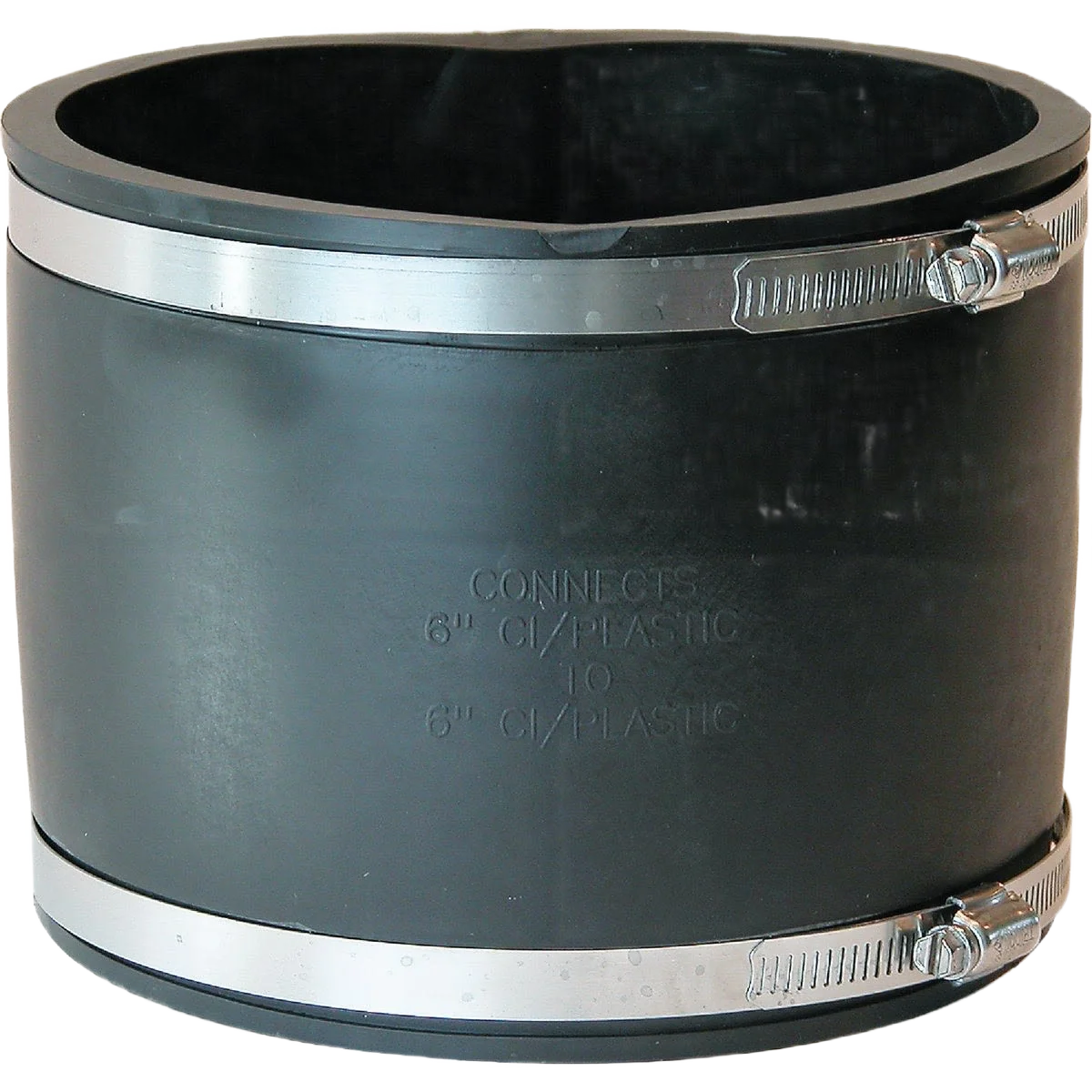 Efficient Fernco Plastic to Plastic PVC Flexible Coupling 6 In. x 6 In. Fine Crafted