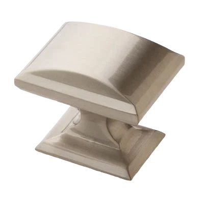 Versatile Amerock Candler 1-1 4 Length Satin Nickel Cabinet Knob High-Grade