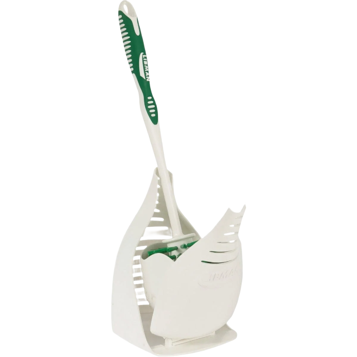 Modern Libman Designer White Toilet Bowl Brush Caddy 14 in. Stylish