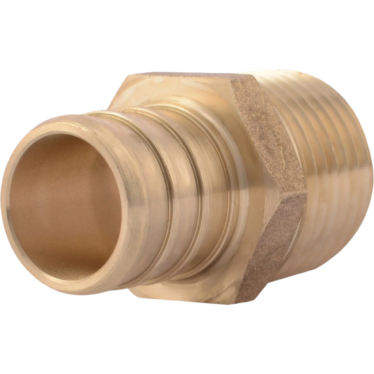 Smooth SharkBite 3 4 CF x 1 2 MPT PEX Brass Adapter Organic