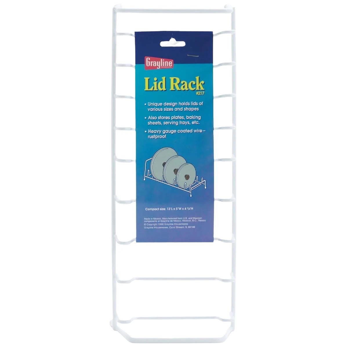 Convenient Grayline Lid Rack Practical