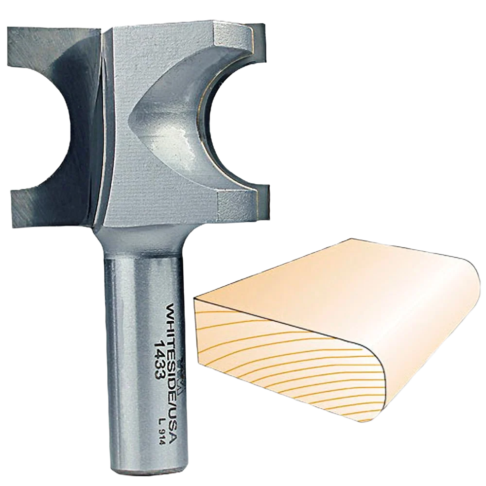 Powerful Whiteside Bull Nose Bit 1 2 in. SH x 3 8 in. R x 3 4 in. CD Outstanding