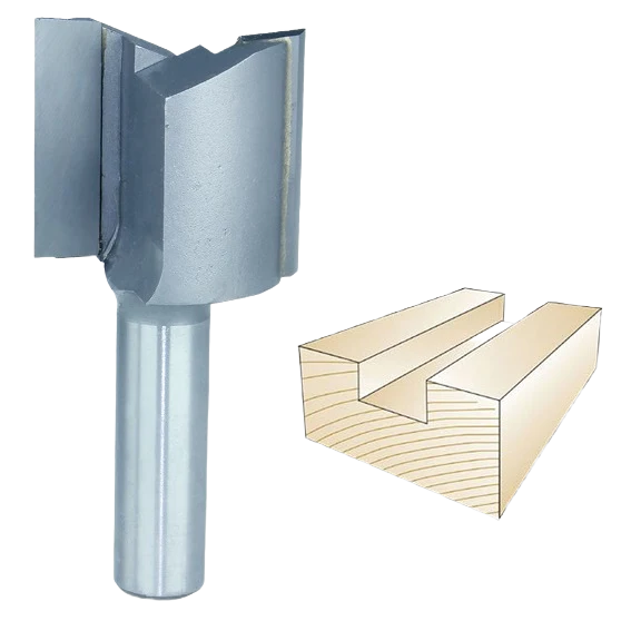Solid Whiteside Straight Bit 1 2 in. SH x 1-3 8 in. CD x 1-1 4 in. CL User-Friendly