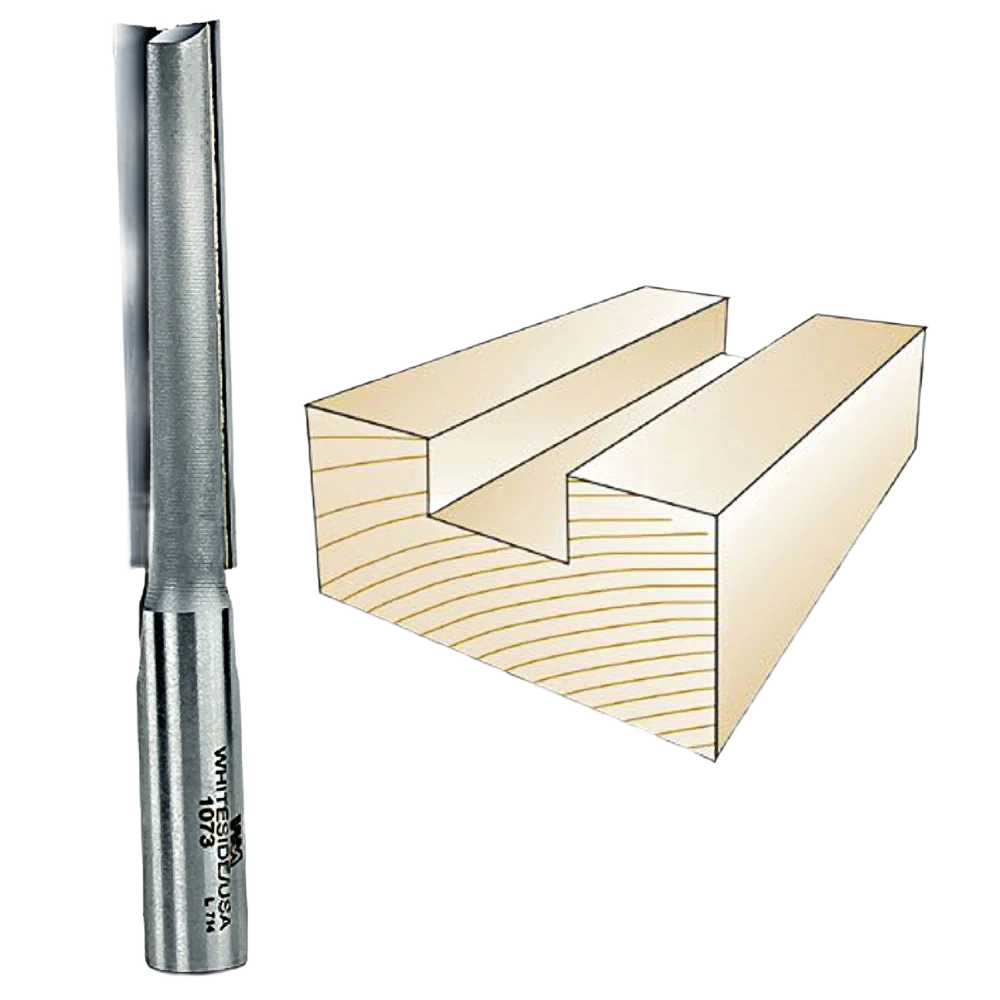 Reusable Whiteside Straight Bit 1 2 in. SH x 1 2 in. CD x 2-1 2 in. CL Responsible