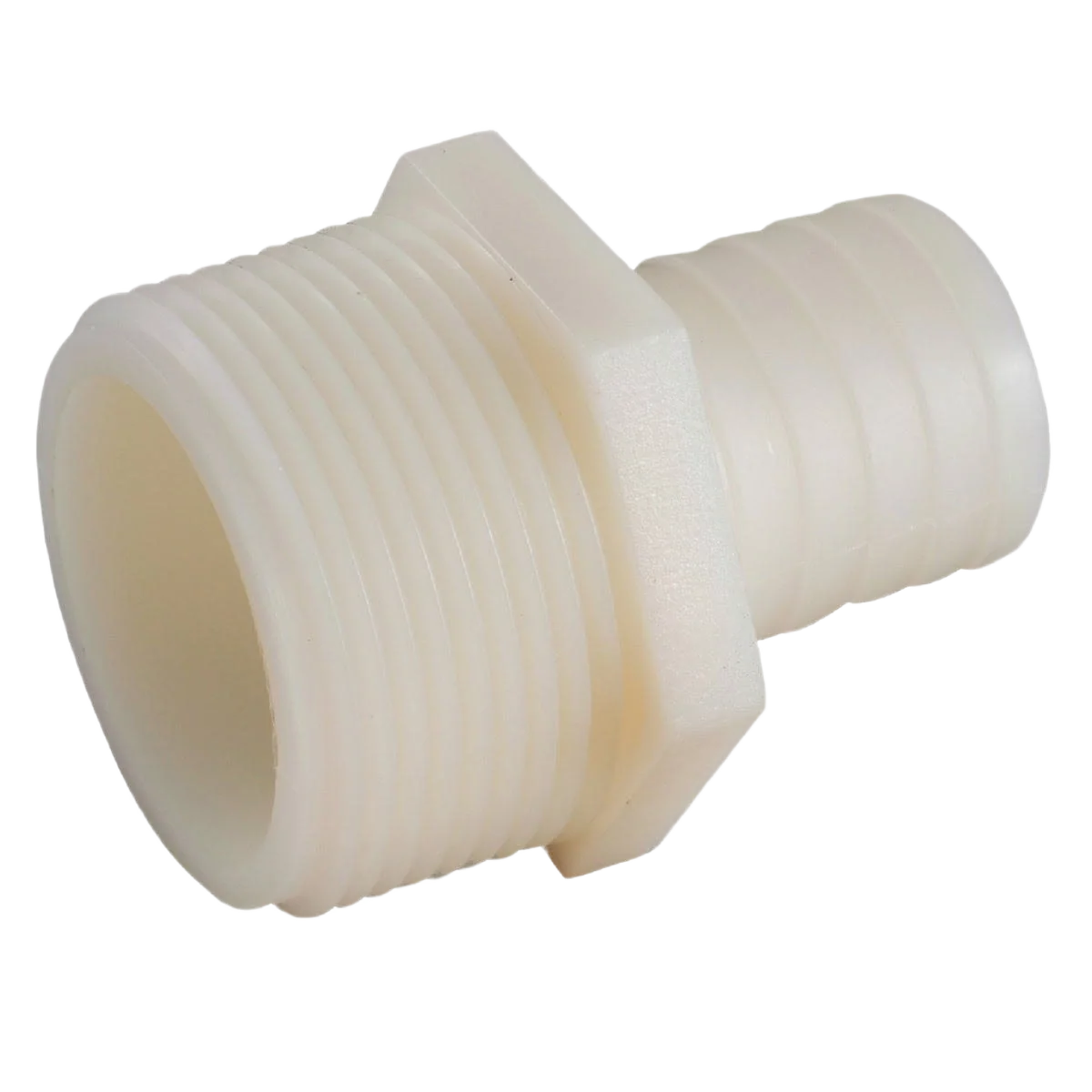 Detailed Anderson Metals Nylon Connector 5 8 In. Barb x 1 2 In. MIP Natural