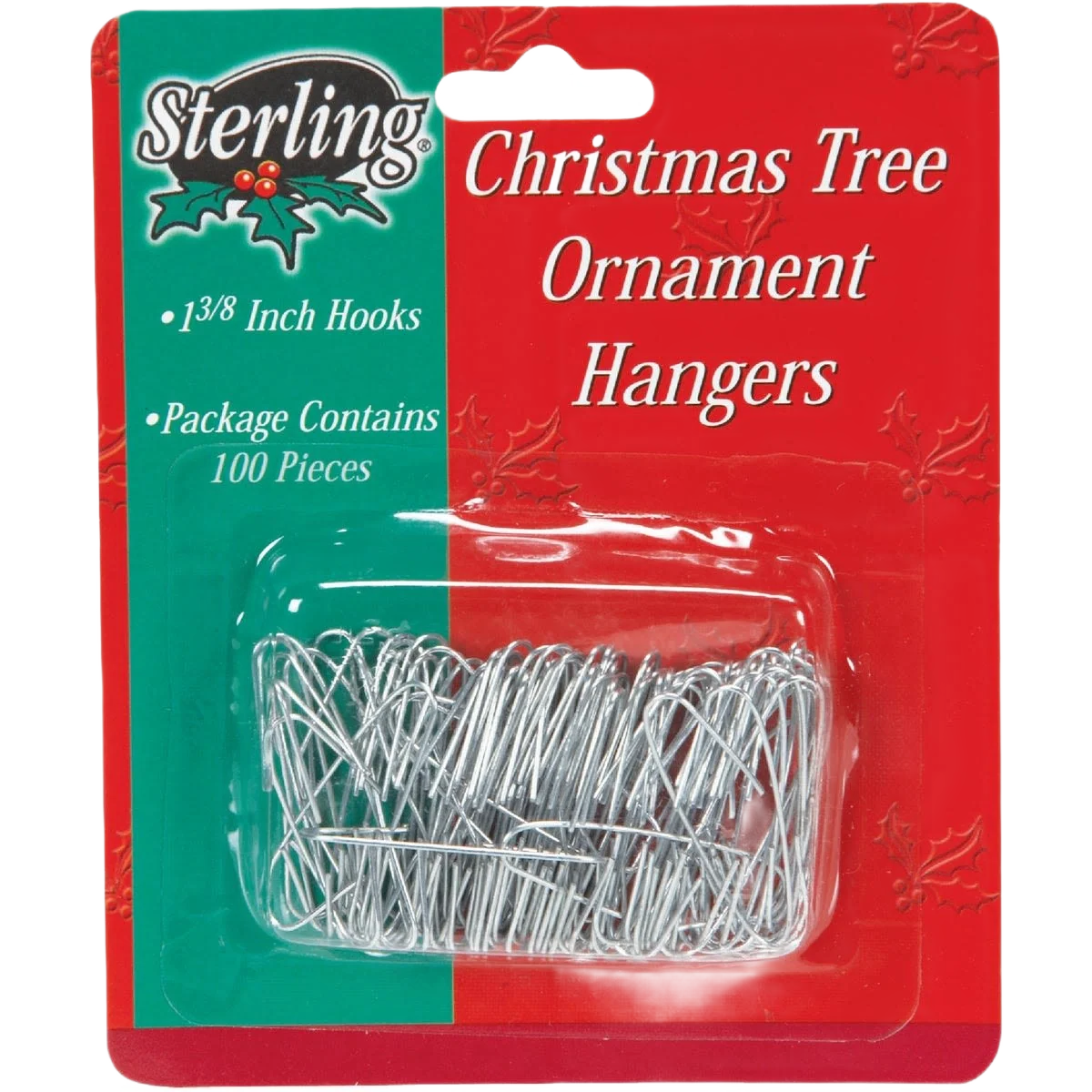 Responsible Sterling Christmas Tree Ornaments Hooks 100-Pack Contemporary