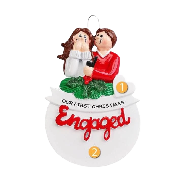 Flexible Rudolph Me Personalized Engaged Ornament Sophisticated