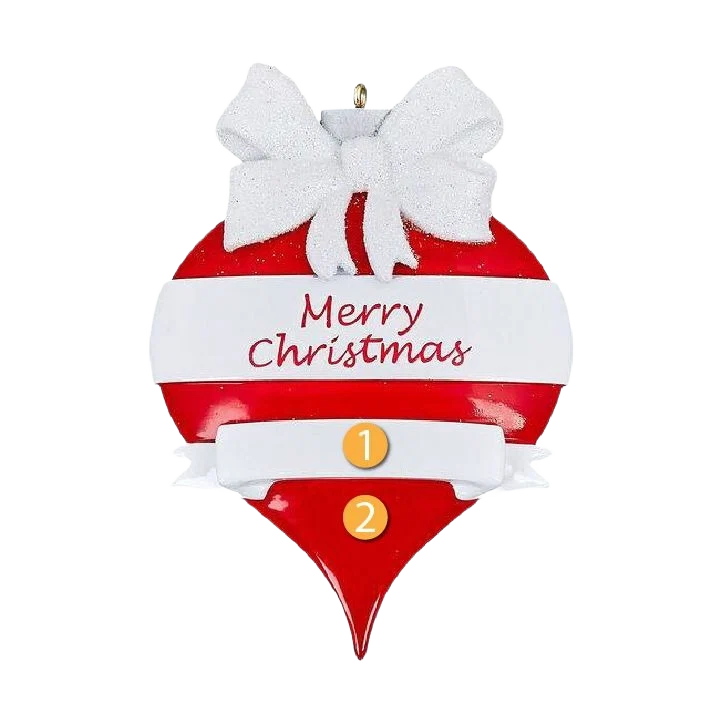 High-Grade Rudolph Me Personalized Merry Christmas Ornament Modern