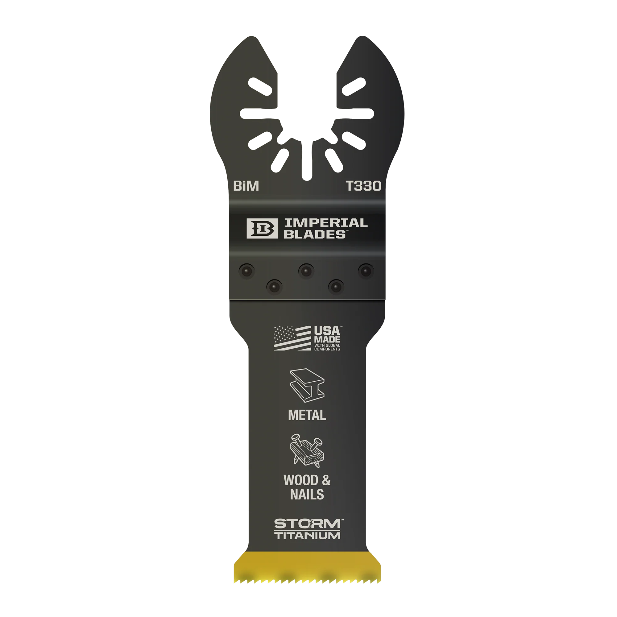 Exceptional Milwaukee IMPERIAL BLADES™ ONE-FIT™ 1-1 8 STORM™ Titanium Bi-Metal Metal Blade 1PK High-Performance