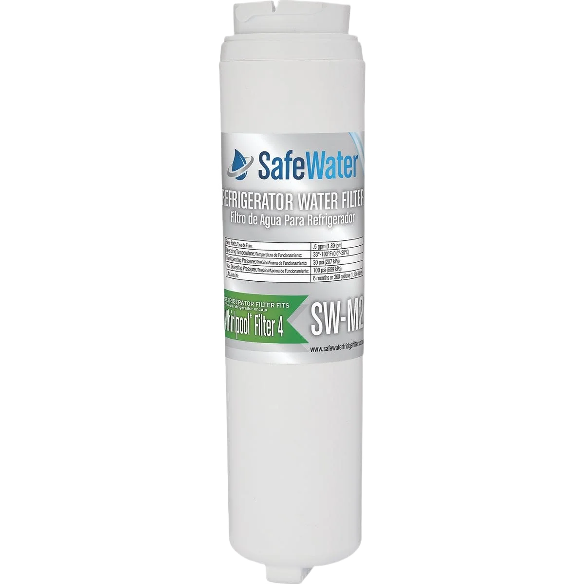 Excellent SafeWater SW-M2 Whirlpool Filter 4 Refrigerator Water Filter Superior