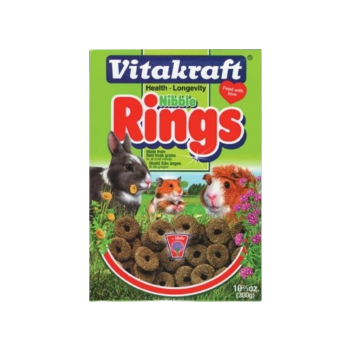 Selected Vitakraft Nibble Rings Small Animal Treat 10.66 oz. Specialty