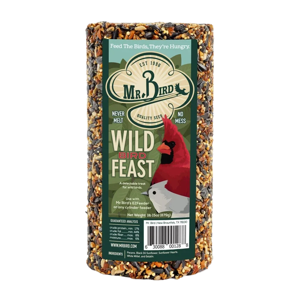 Exceptional Mr. Bird WildBird Feast Small Seed Cylinder Smooth