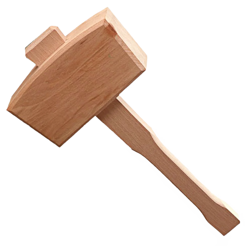 High-End Crown Beech Joiners Mallet 6 in. Elegant