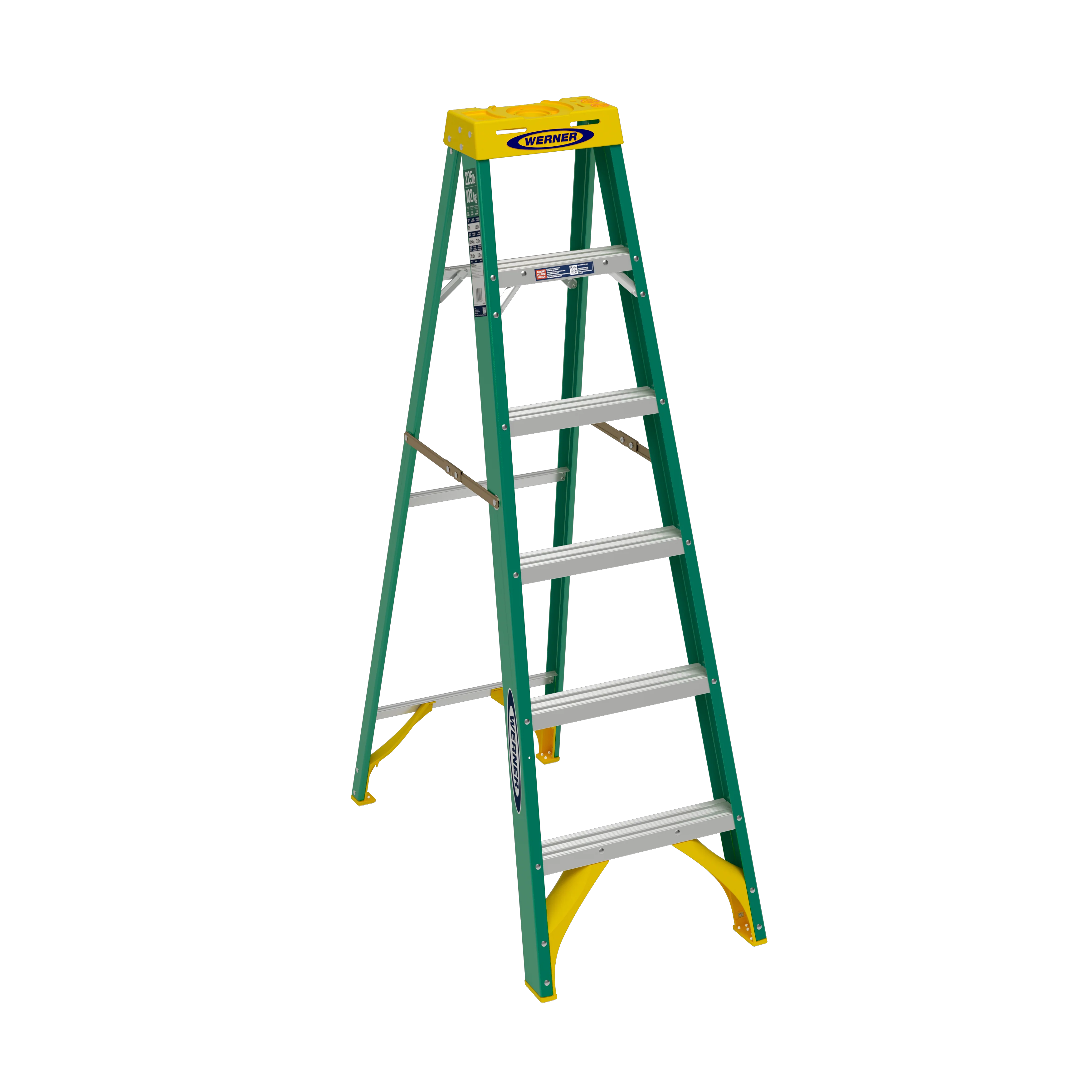 Fashionable Werner 6 ft. Fiberglass Step Ladder Casual