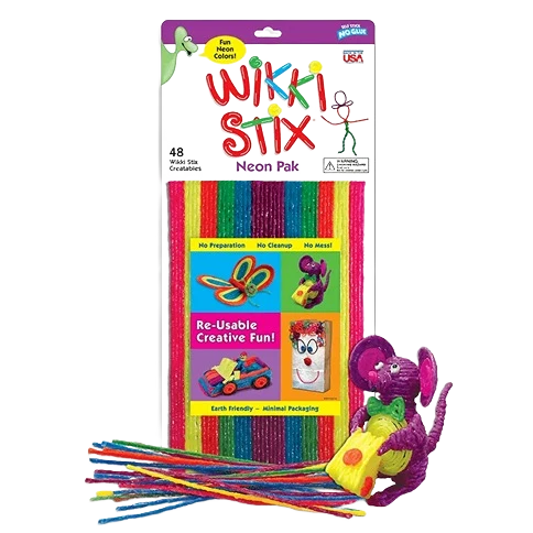 Dependable Wikki Stix Neon 48-Pack Lightweight