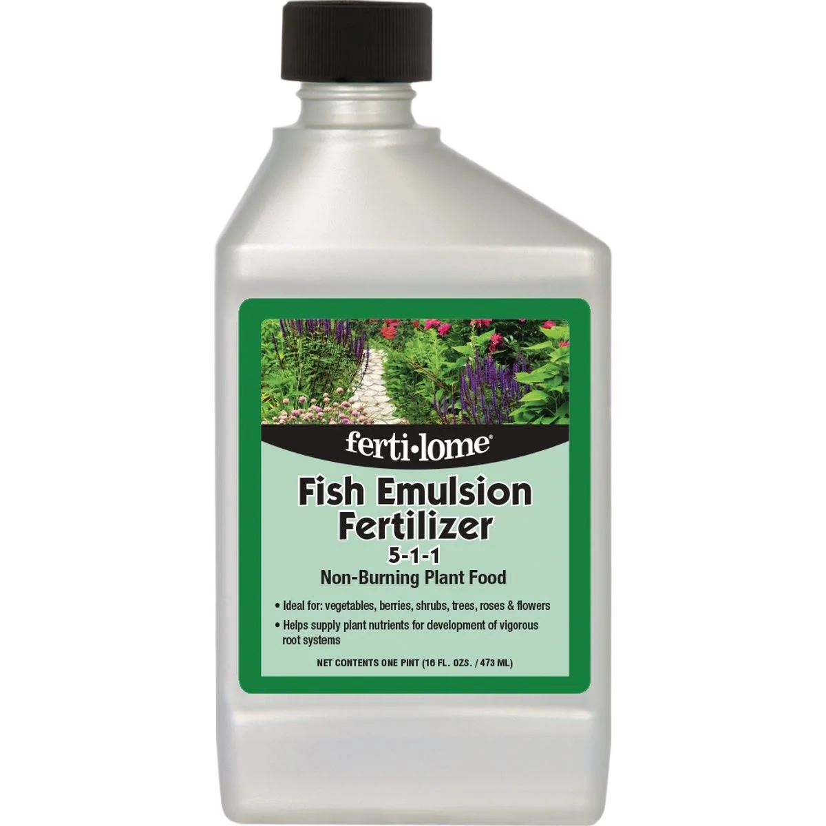 Lightweight Ferti-lome Fish Emulsion Fertilizer Liquid Plant Food 1 Pint Next-Generation