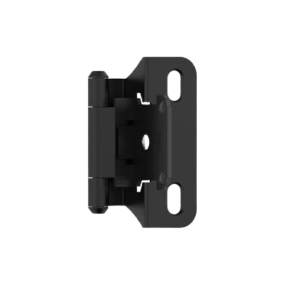Casual Amerock 1 4 Overlay Self-Closing Partial Wrap Matte Black Cabinet Hinge Stylish