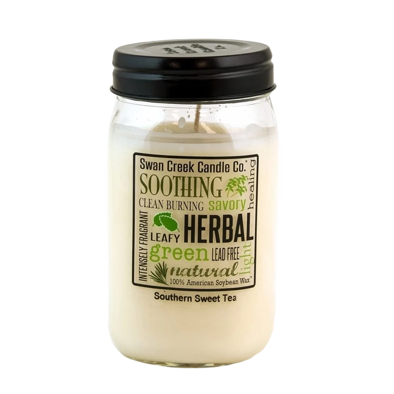 Proven Swan Creek Southern Sweet Tea Pantry Jar Candle 12 oz. Contemporary