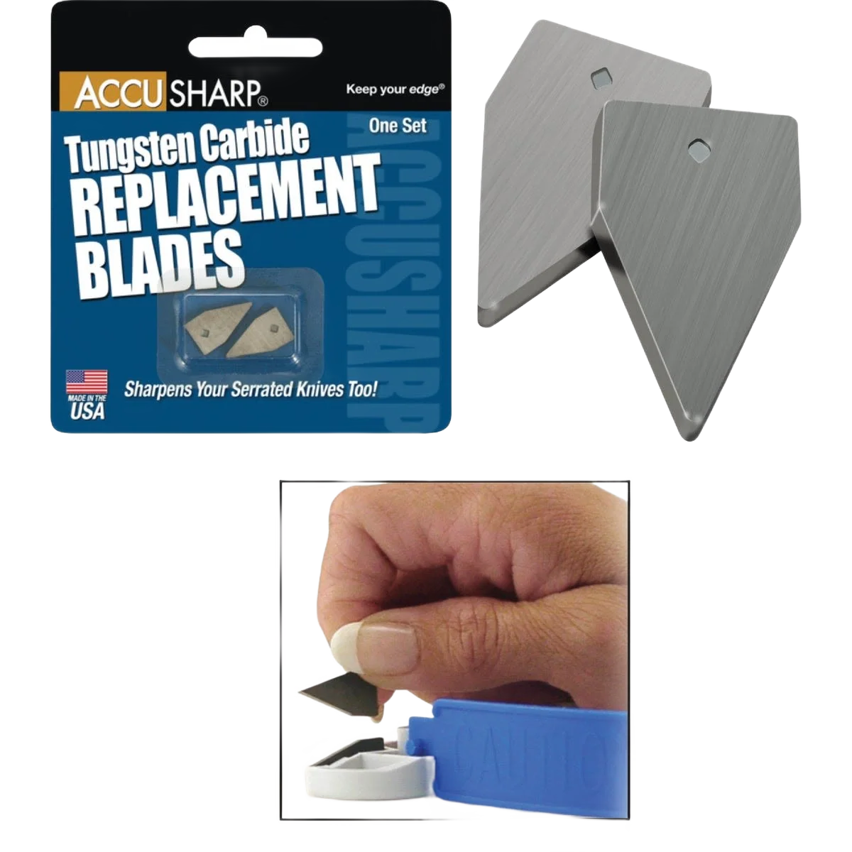 Convenient AccuSharp Sharpening Blade Modern