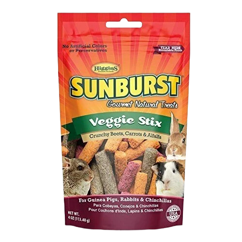 Exclusive Higgins Sunburst Small Animal Gourmet Veggie Stix 4 oz. Expertly Made