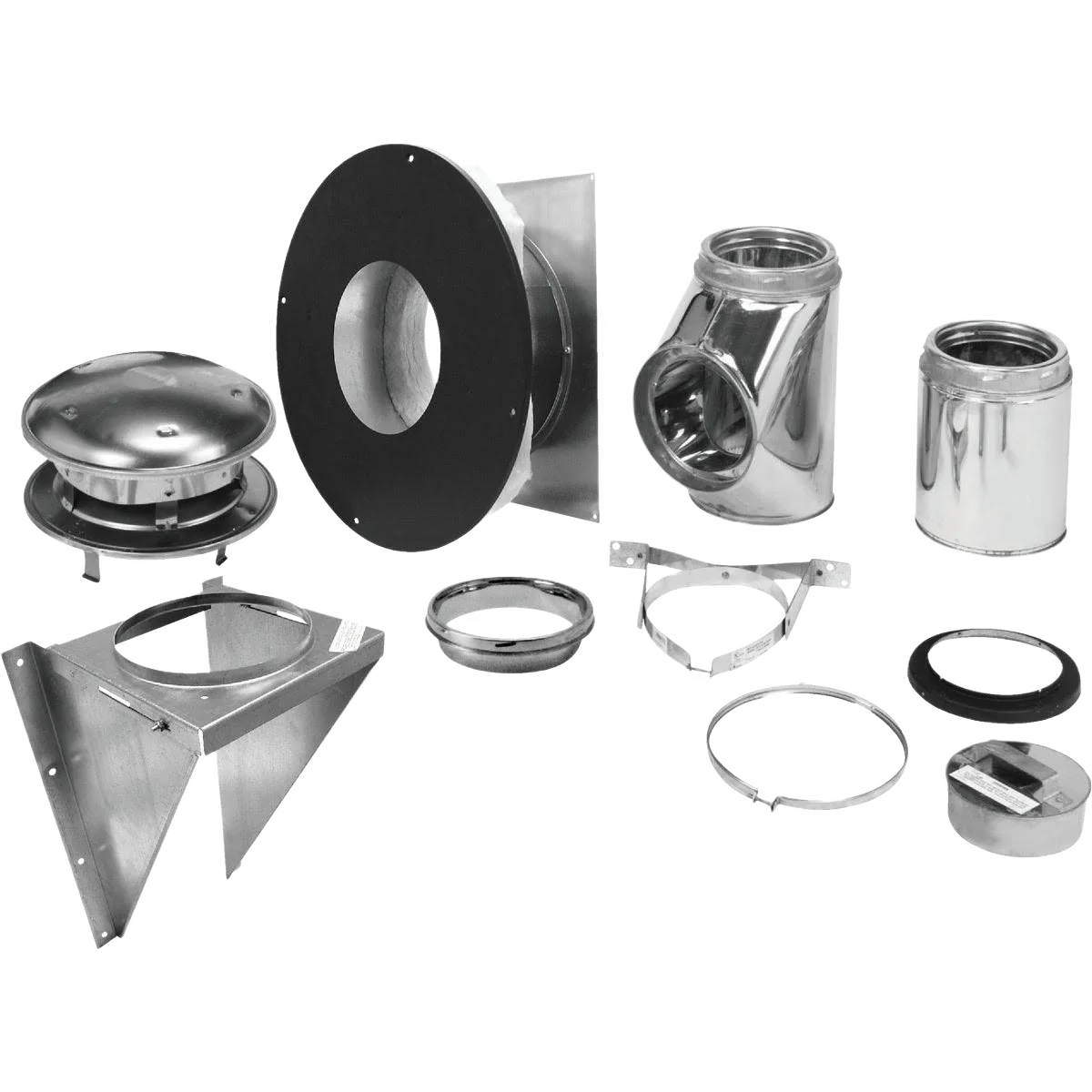 Relaxed Selkirk Sure-Temp Thru-The-Wall Chimney Support Kit Genuine