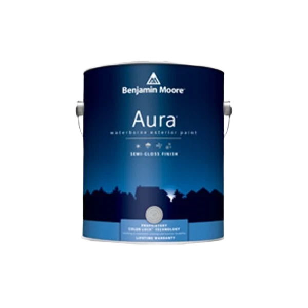 Effective Benjamin Moore Aura 2X Semi-Gloss Exterior Paint 1 Quart Stylish