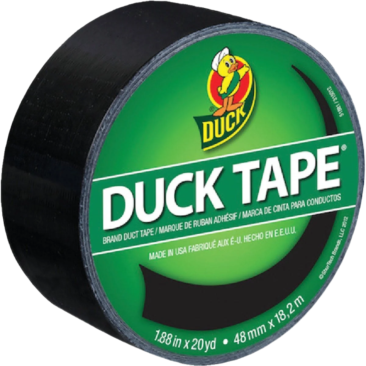 Efficient Duck Brand Black Duct Tape 1.88 in. x 20 yd. Reliable