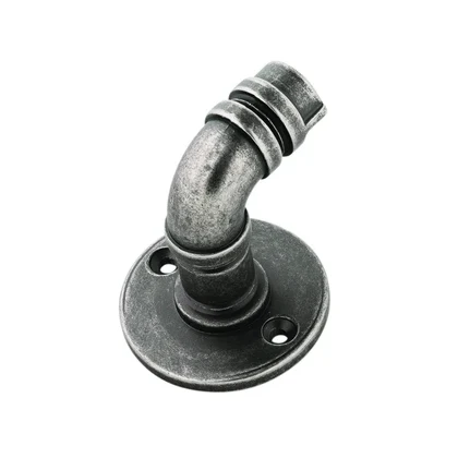 Practical Hickory Hardware Black Nickel Vibed Pipeline Decorative Hook 2.5 in. Advanced
