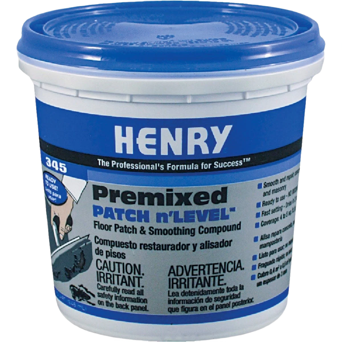 Innovative Henry 345 Premixed Patch n’LEVEL Floor Patch Smoothing Compound Optimized